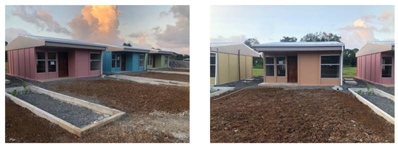 Fotografías de las obras en desarrollo del proyecto Astúa Pirie.